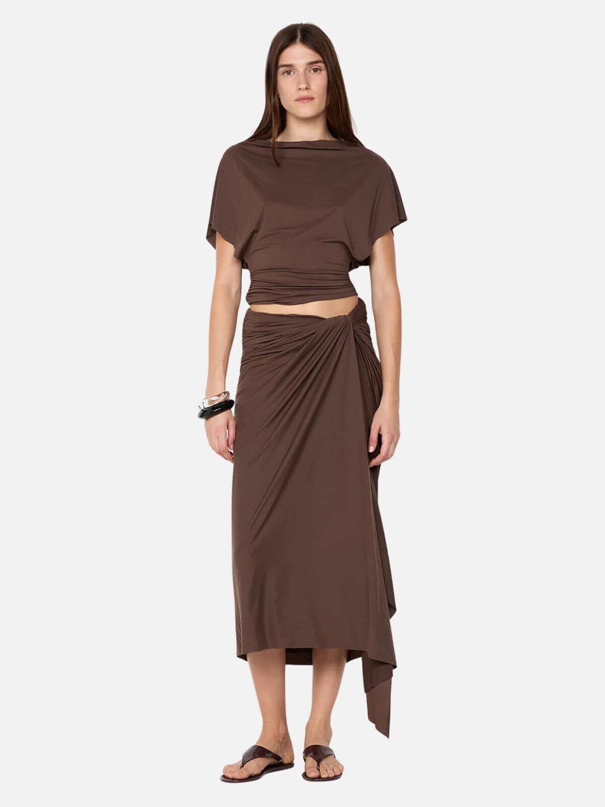 Clementine Batwing Top - Milk Chocolate