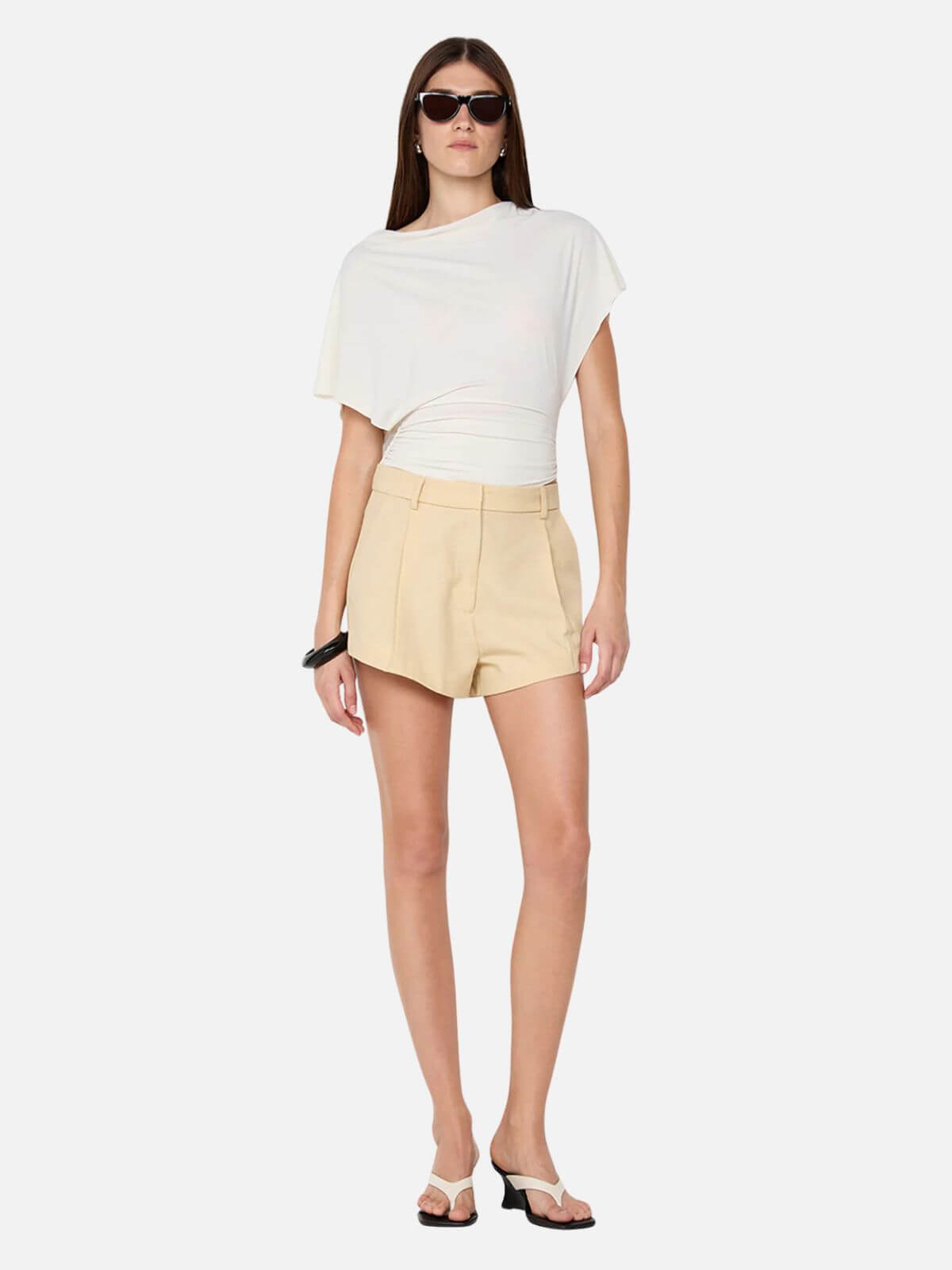 Clementine Batwing Top - Vanilla