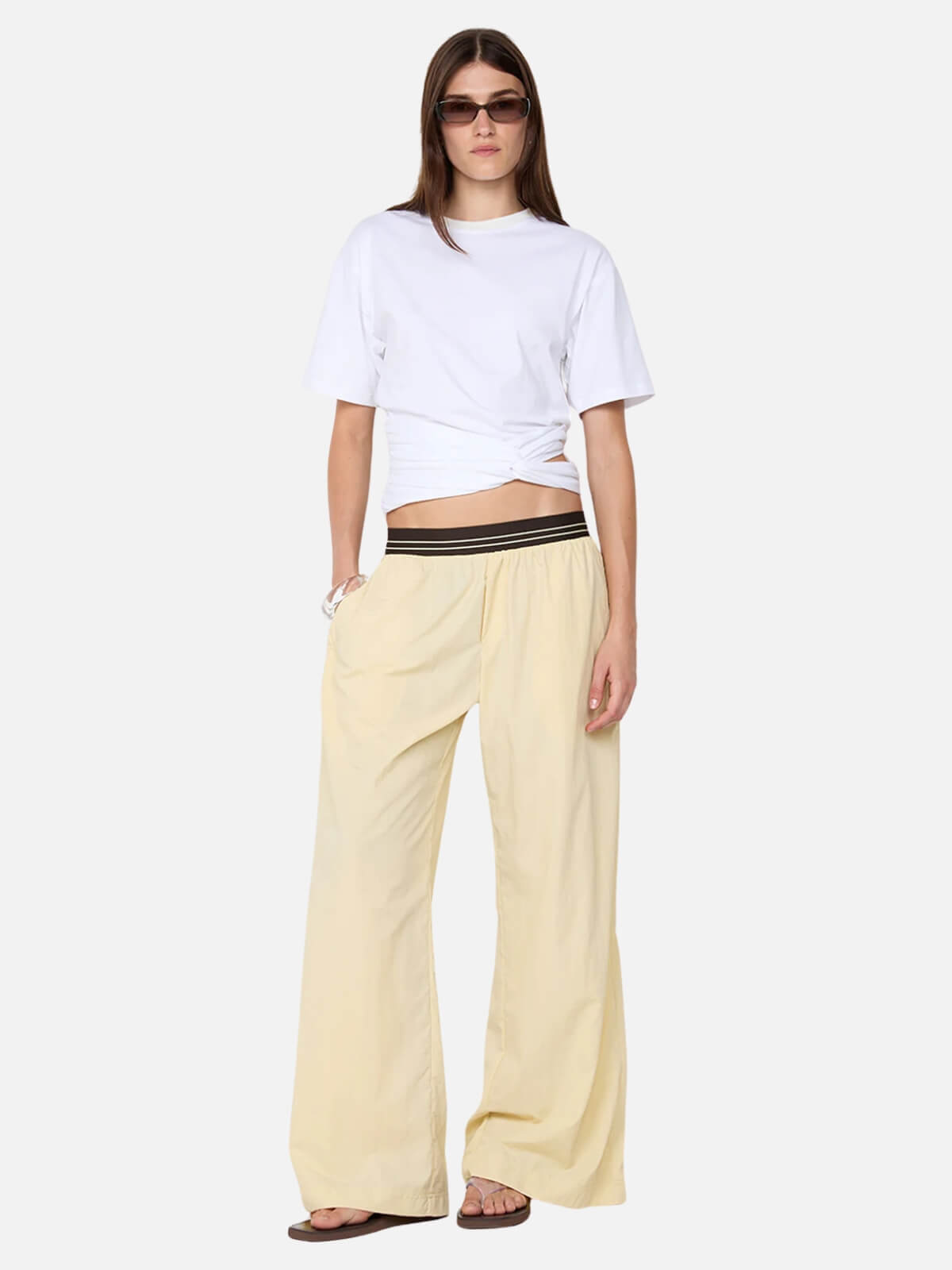 Bec + Bridge | Cyprus Twist Tee - White | Perlu