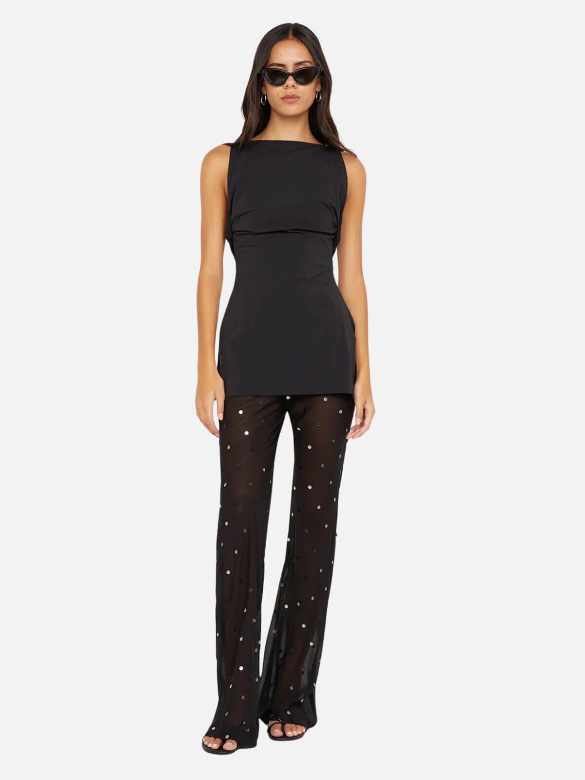 Bec + Bridge | Domenic Boatneck Top - Black | Perlu