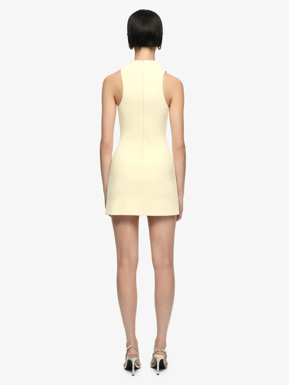 Gemma Racer Mini Dress - Lemon Sorbet