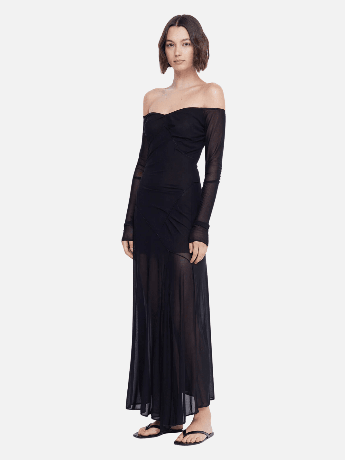 Bec + Bridge | Isadora Long Sleeve Dress - Black | Perlu