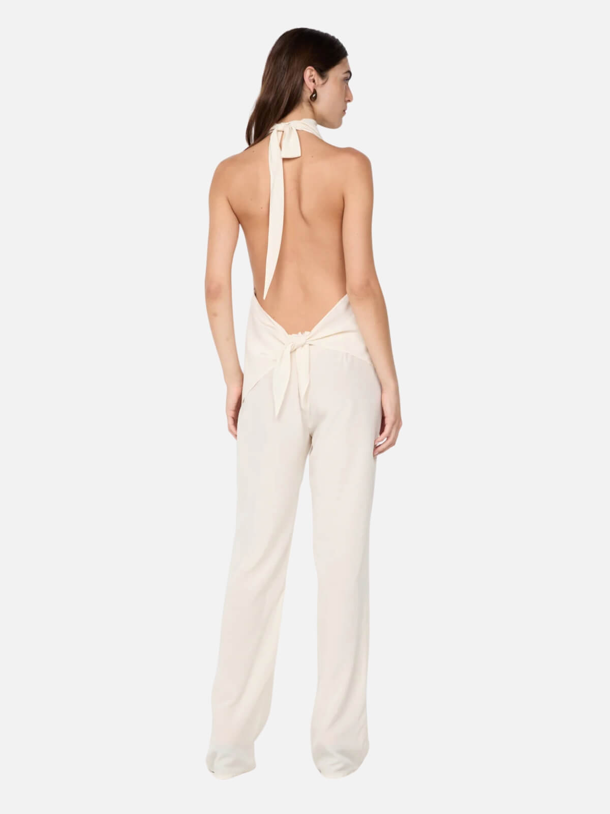 Bec + Bridge | Lucie Halter Top - Ivory | Perlu