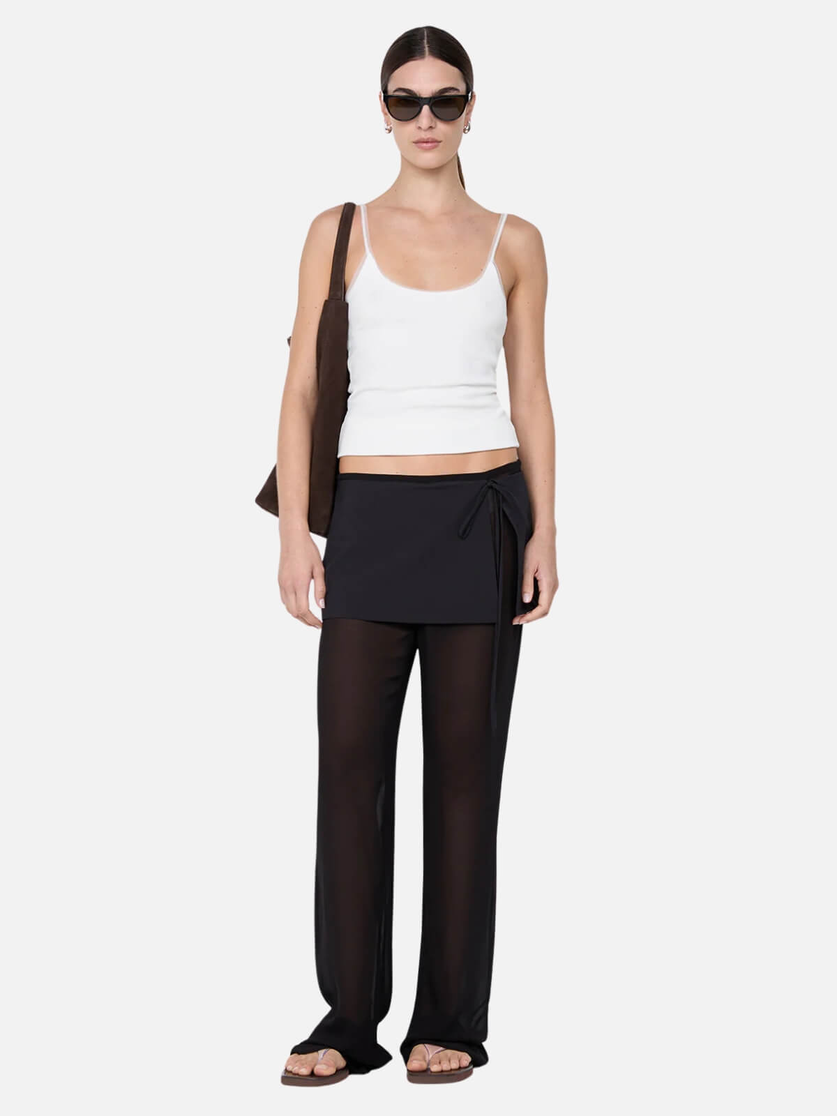 Bec + Bridge | Maralia Overlay Pant - Black | Perlu