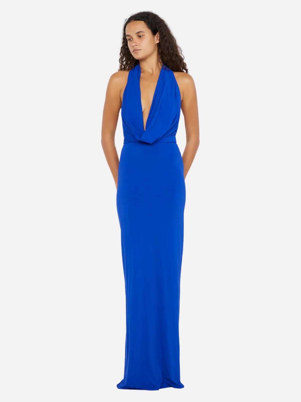 Nessie Cowl Maxi Dress - Ultramarine Blue Dresses & Jumpsuits Bec + Bridge 