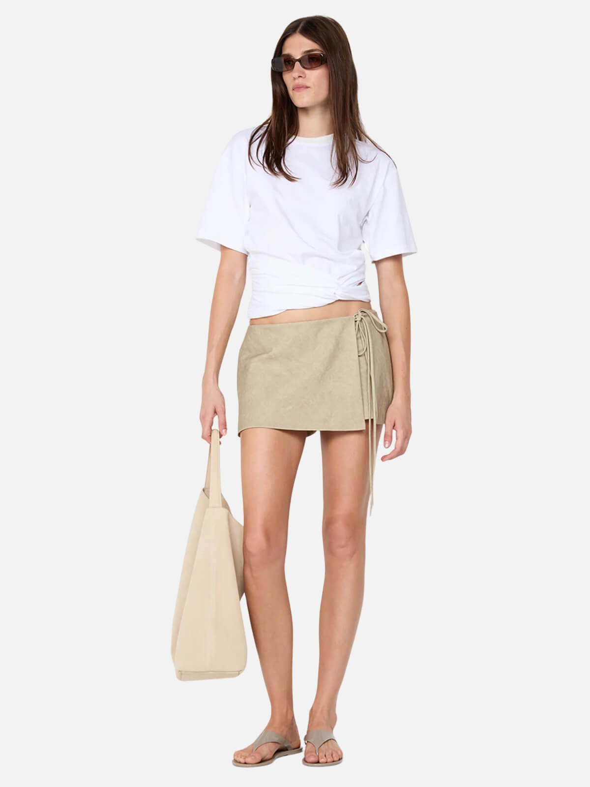 Sia Skort - Taupe