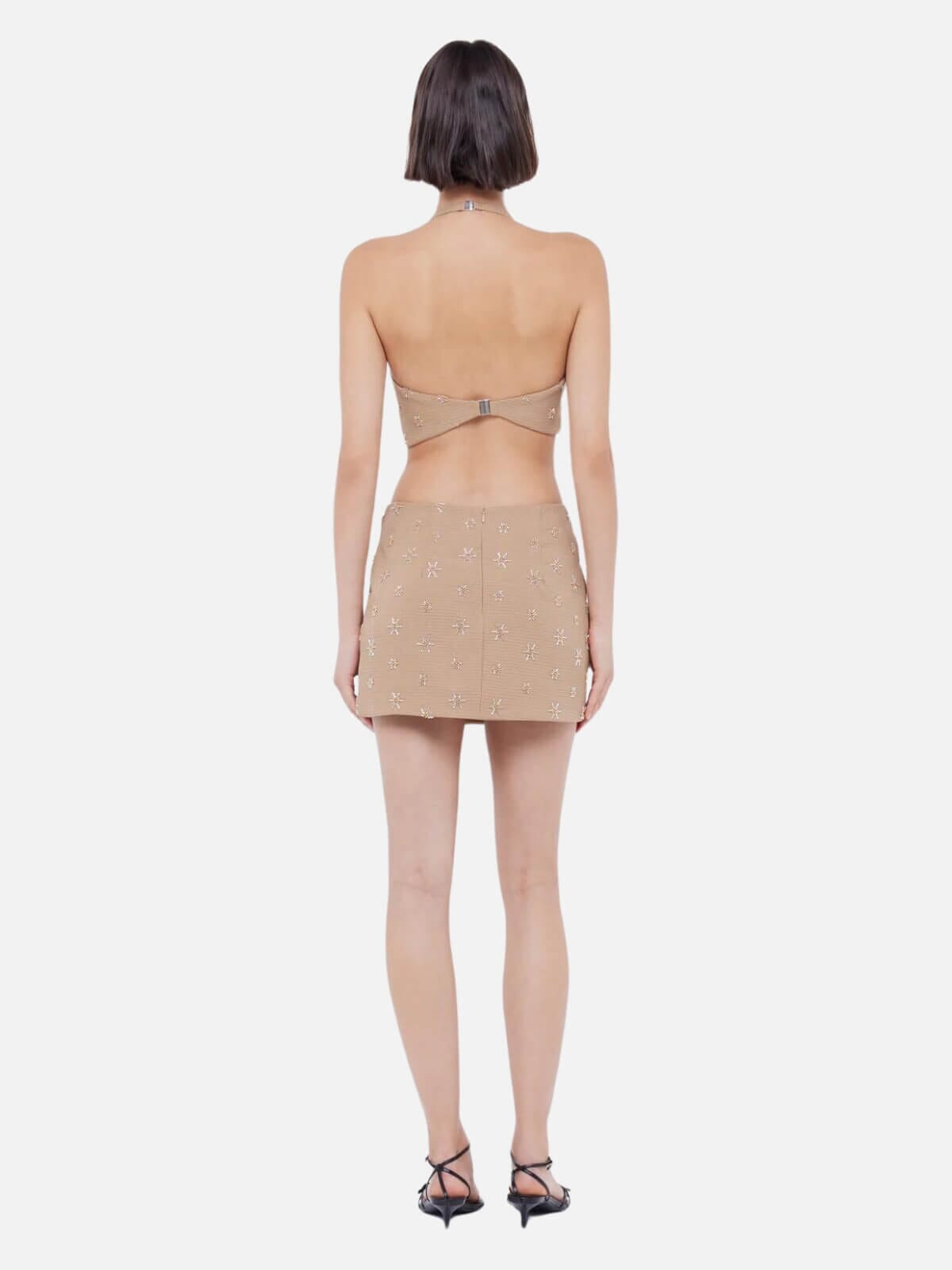 Bec + Bridge | Sunseeker Mini Skirt - Golden | Perlu