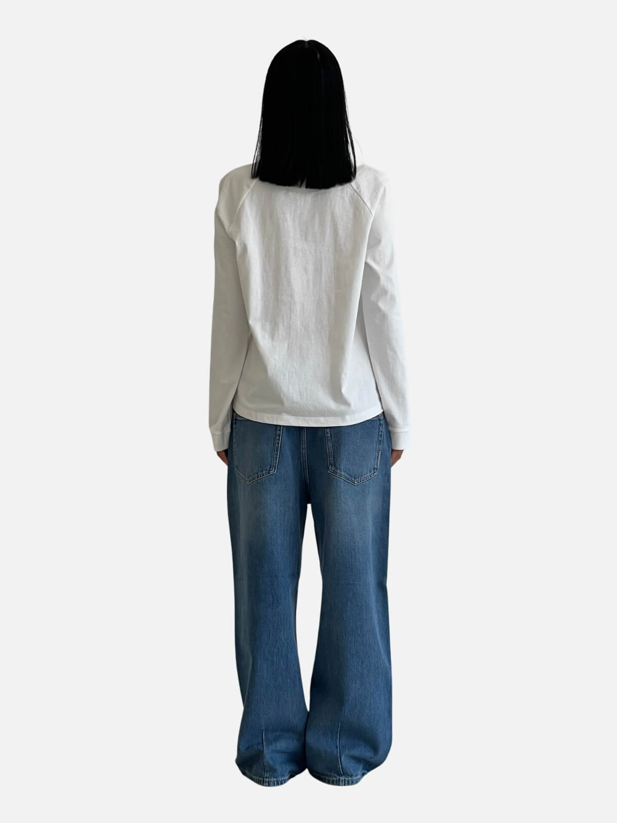 Varsity Long Sleeve Top - Ivory