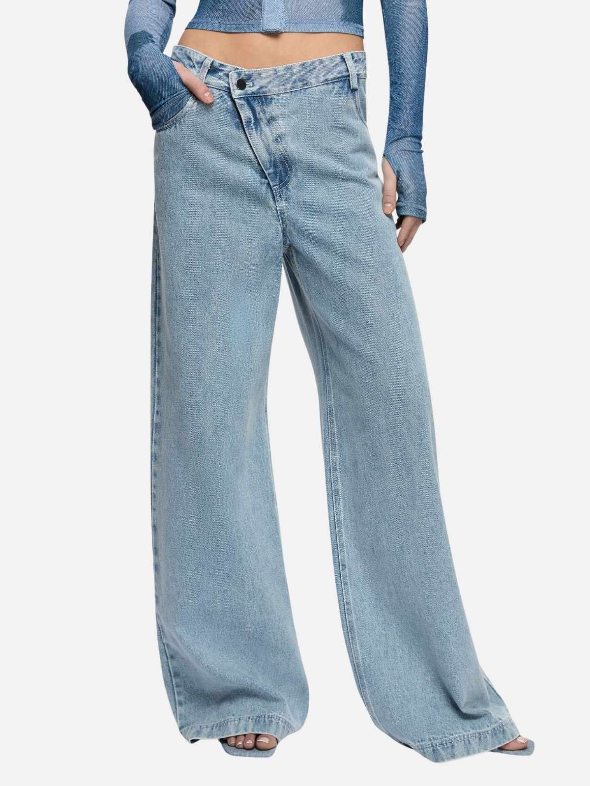 Teo Wrap Jean - Classic Blue