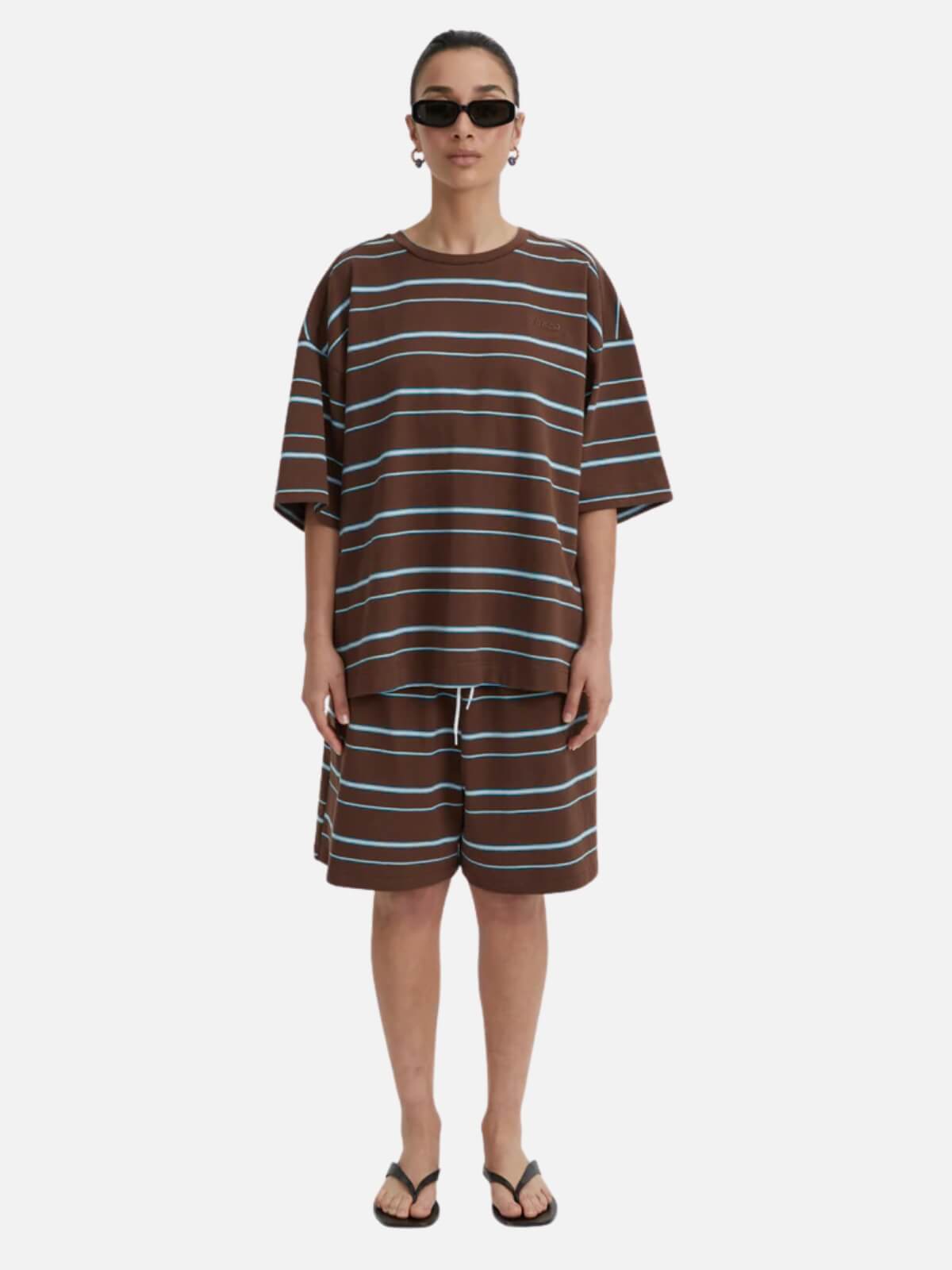 BLANCA | Aerin Tee - Brown | Perlu