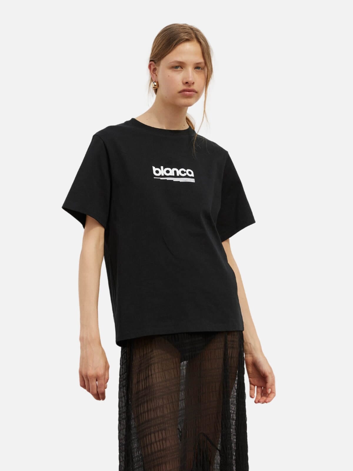 BLANCA | Dreyfus Tee - Black | Perlu