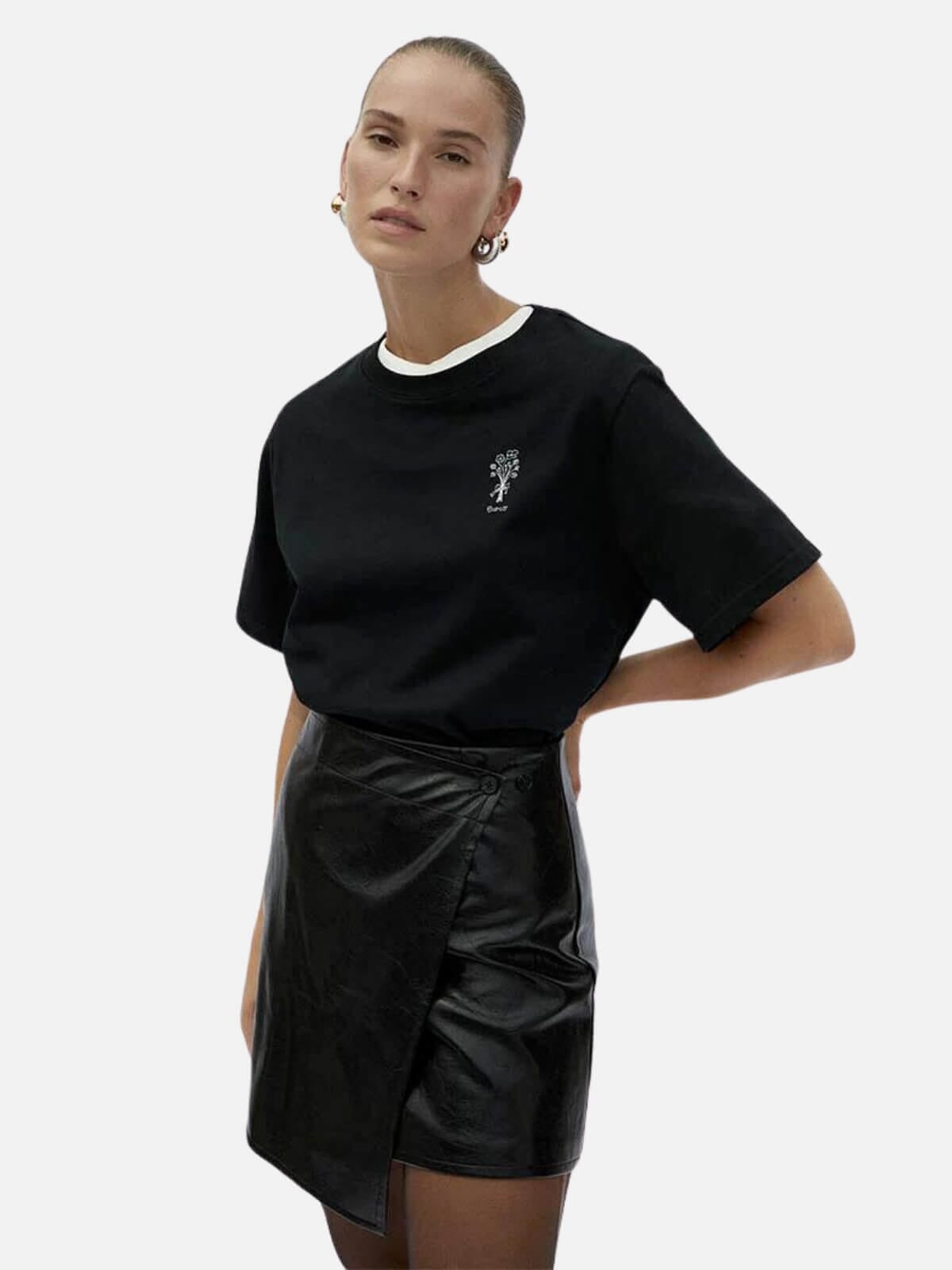 BLANCA | Hailey Mini Skirt - Black | Perlu