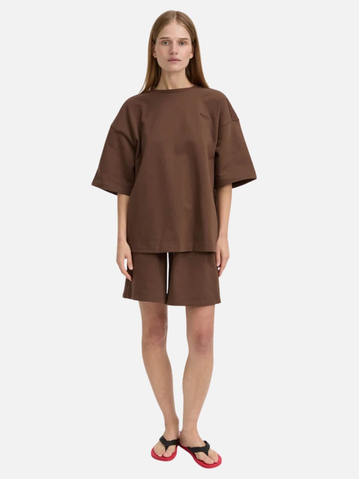 BLANCA | Hendrix Tee - Brown | Perlu