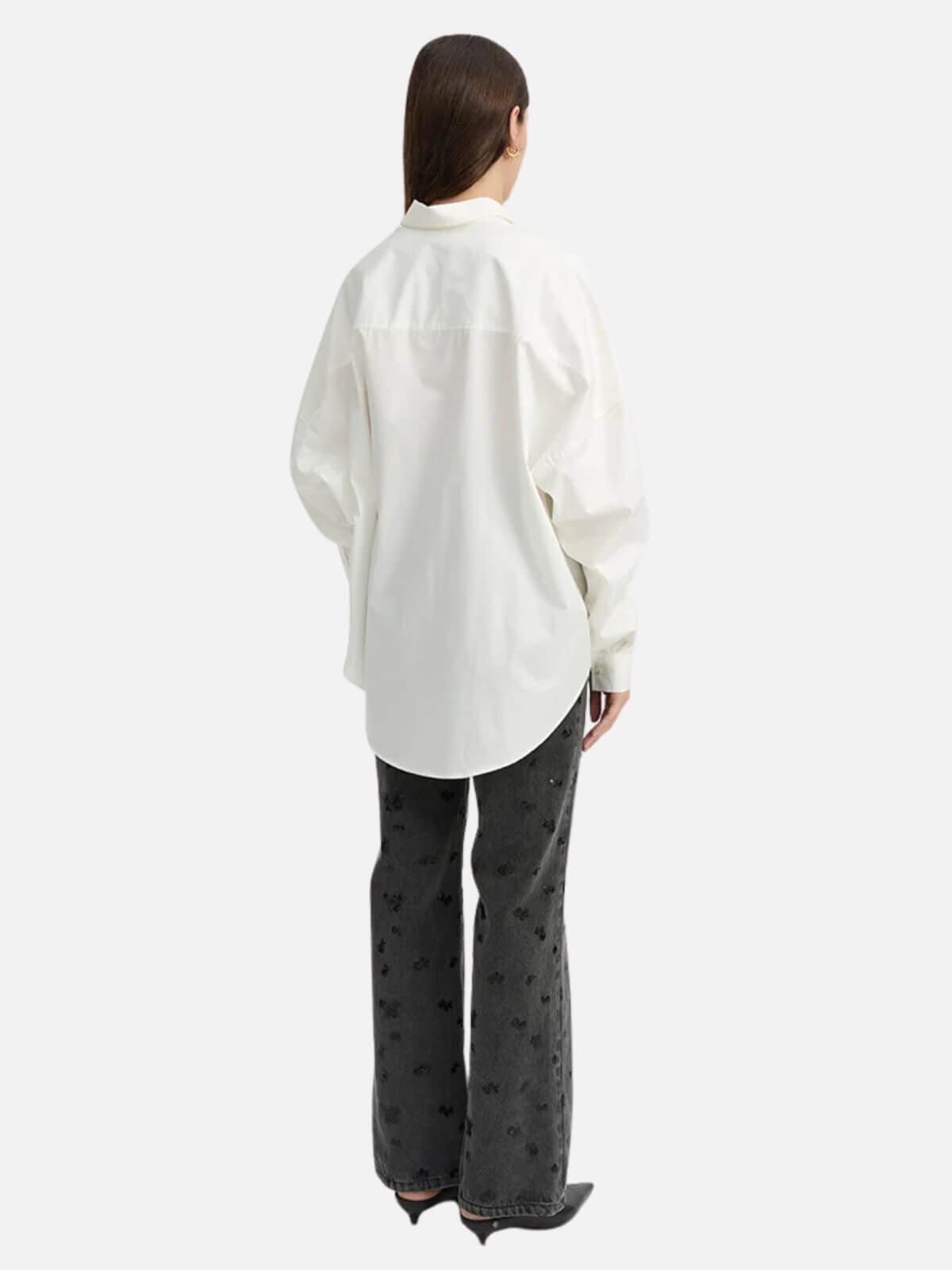 BLANCA | Jeanne Shirt - White | Perlu
