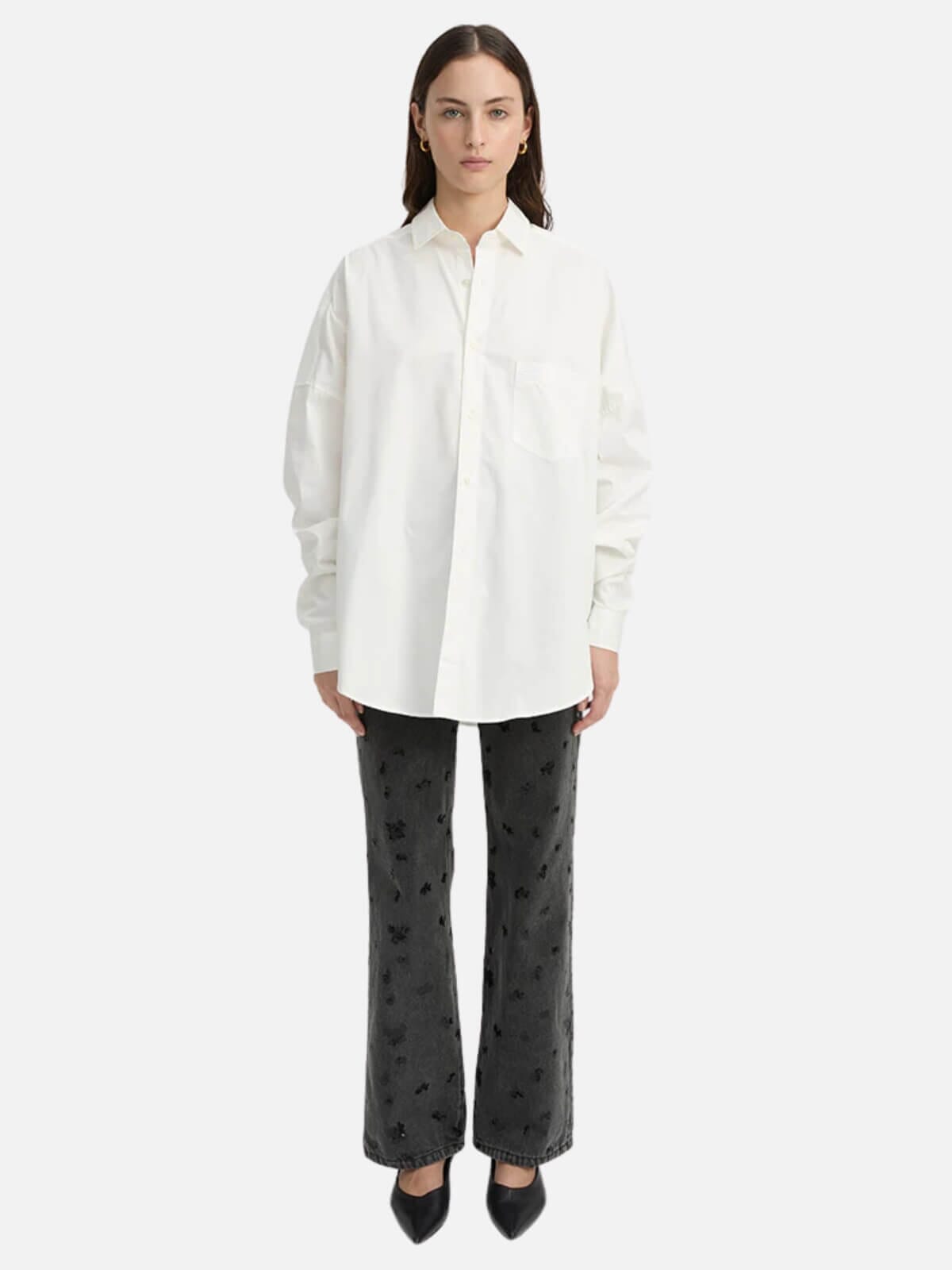 BLANCA | Jeanne Shirt - White | Perlu