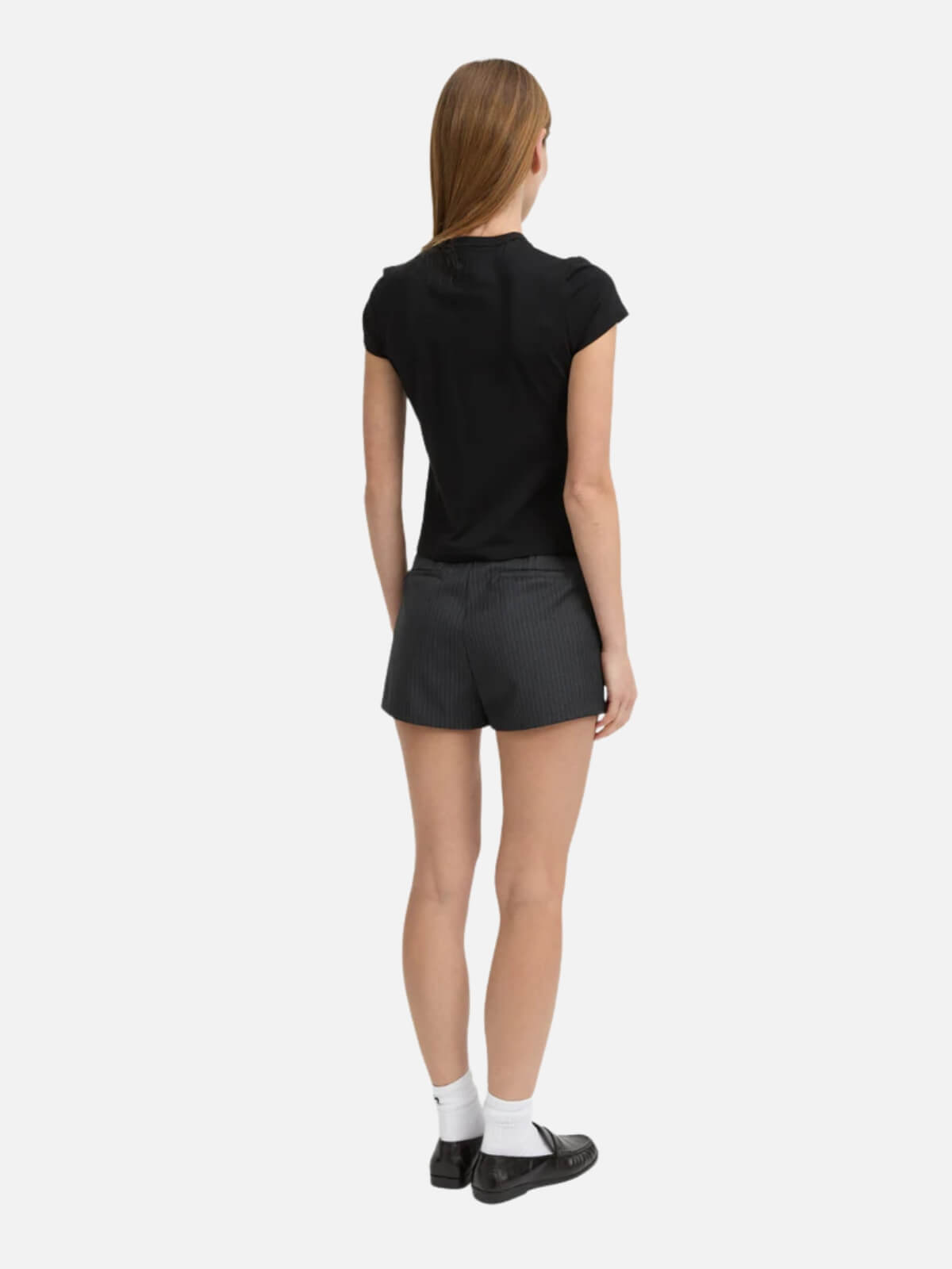 Laina Baby Tee - Black