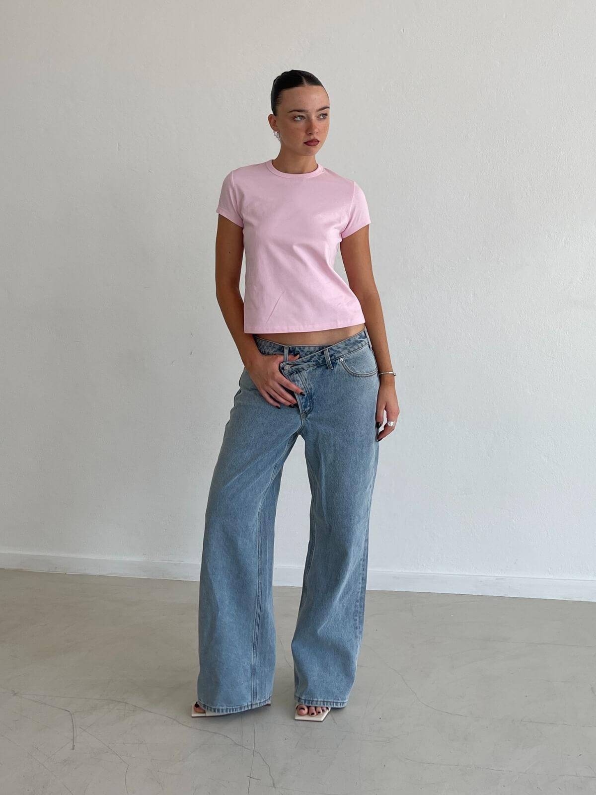 Laina Baby Tee - Pink