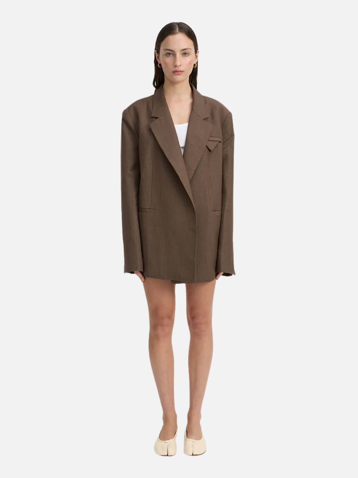 Samantha Blazer - Coffee Coats & Jackets BLANCA 