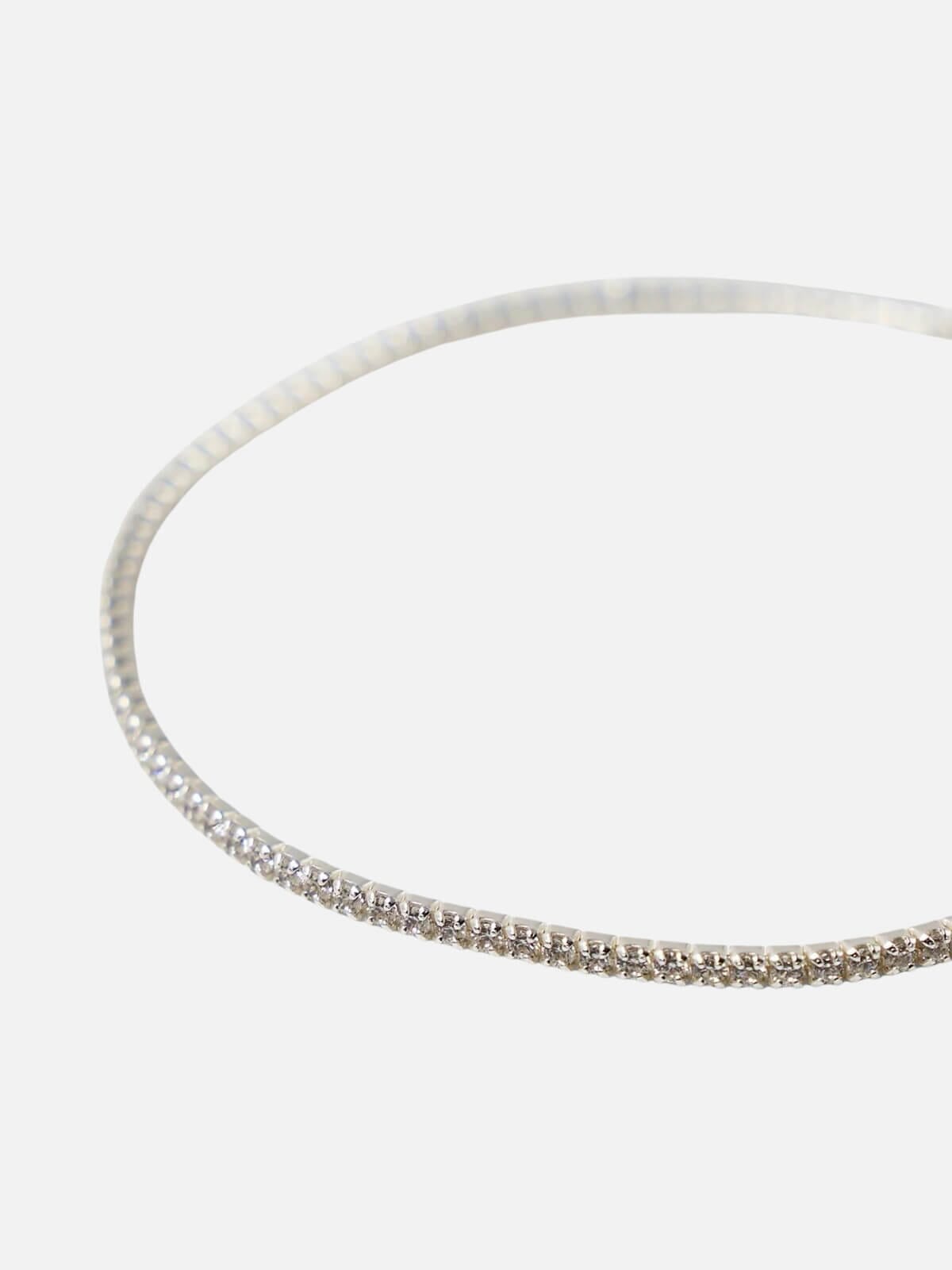 Brie Leon | CZ Tennis Bracelet - Silver | Perlu