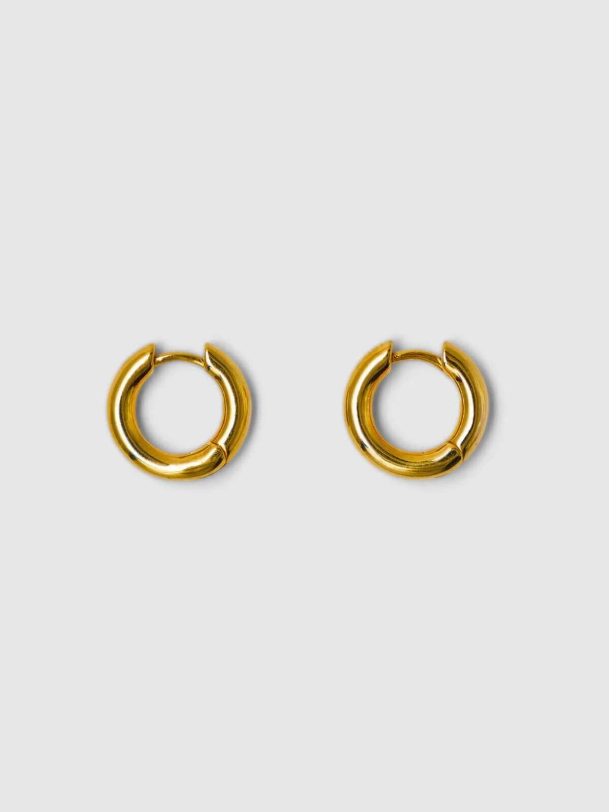 Brie Leon | Everyday Bebe Hoop Earrings - Gold | Perlu