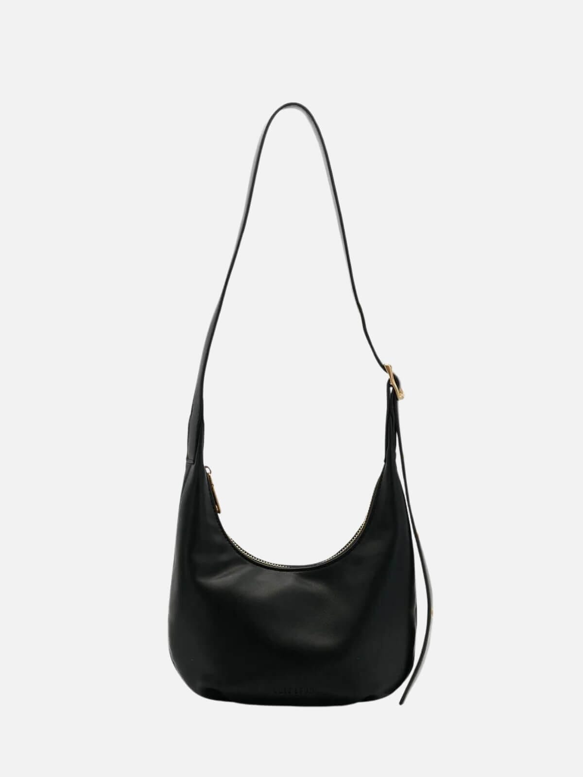 Brie Leon | Everyday Croissant Bag Mini - Black | Perlu