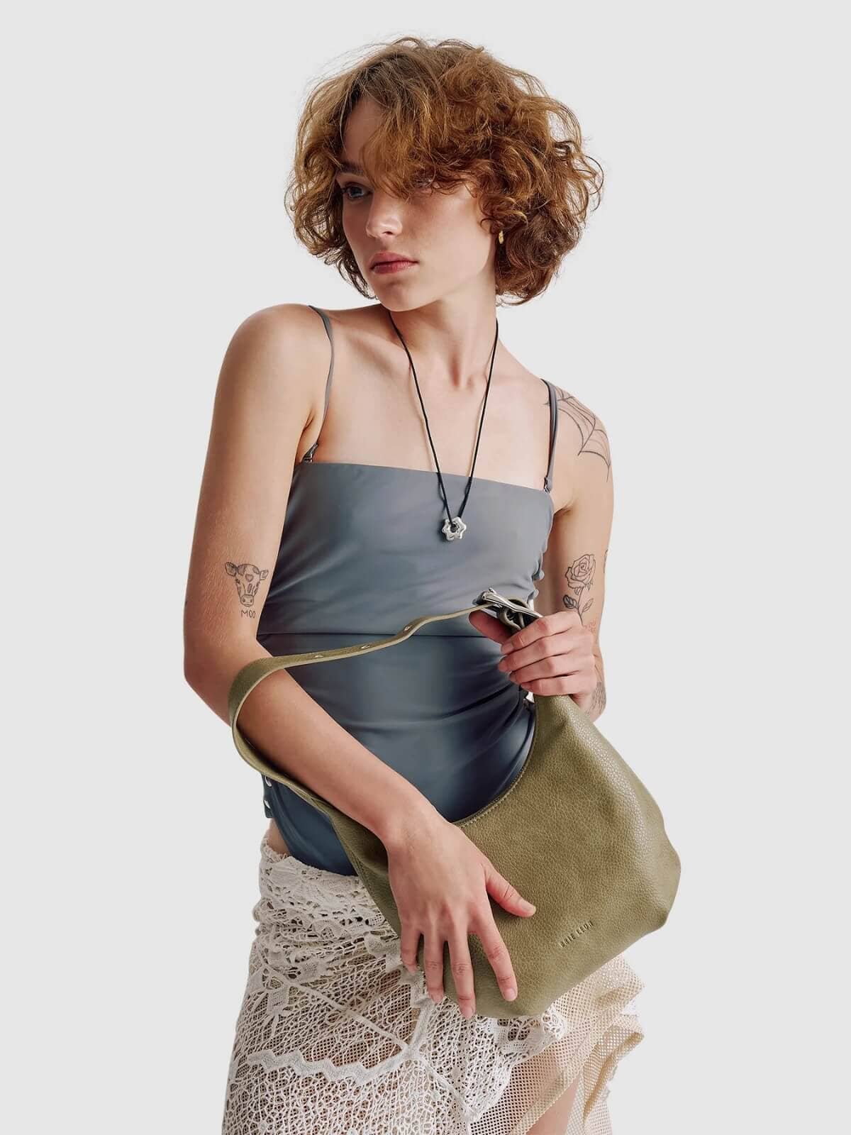 Everyday Croissant Bag - Olive Bags & Purses Brie Leon 