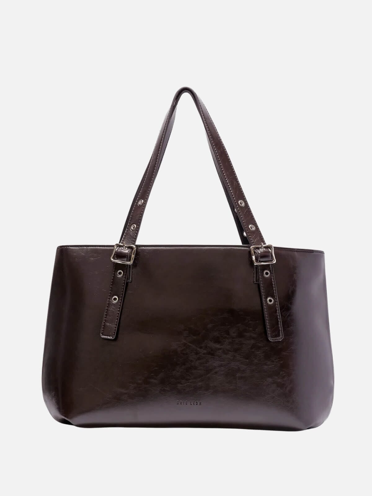 Everyday East-West Tote - Burnt Coffee Bags & Purses Brie Leon 