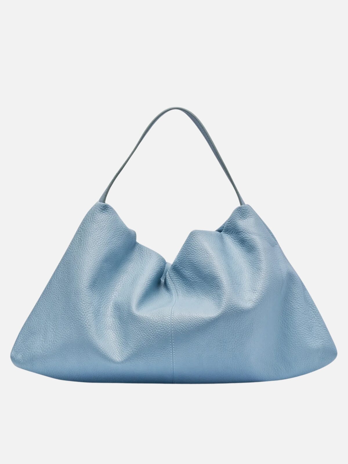 Harlow Slouch Mono Tote - Dusty Blue Bags & Purses Brie Leon 