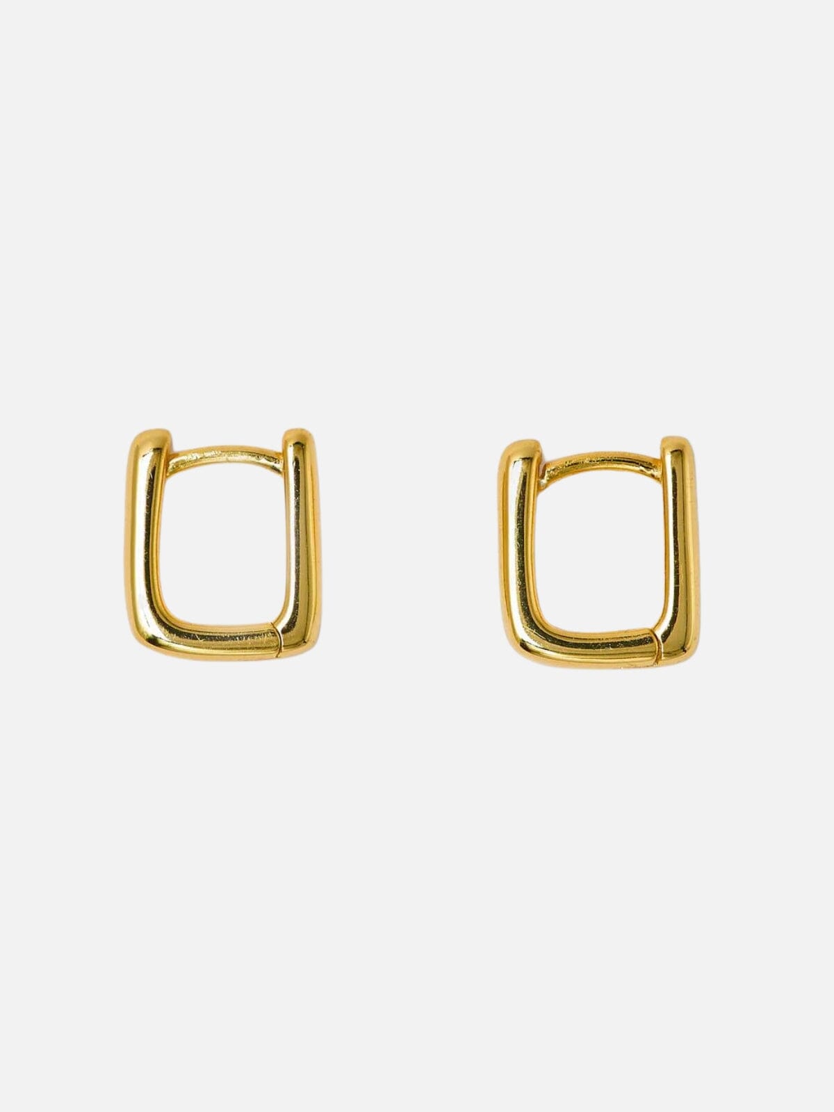 Brie Leon | Mini Bloq Earrings - Gold | Perlu
