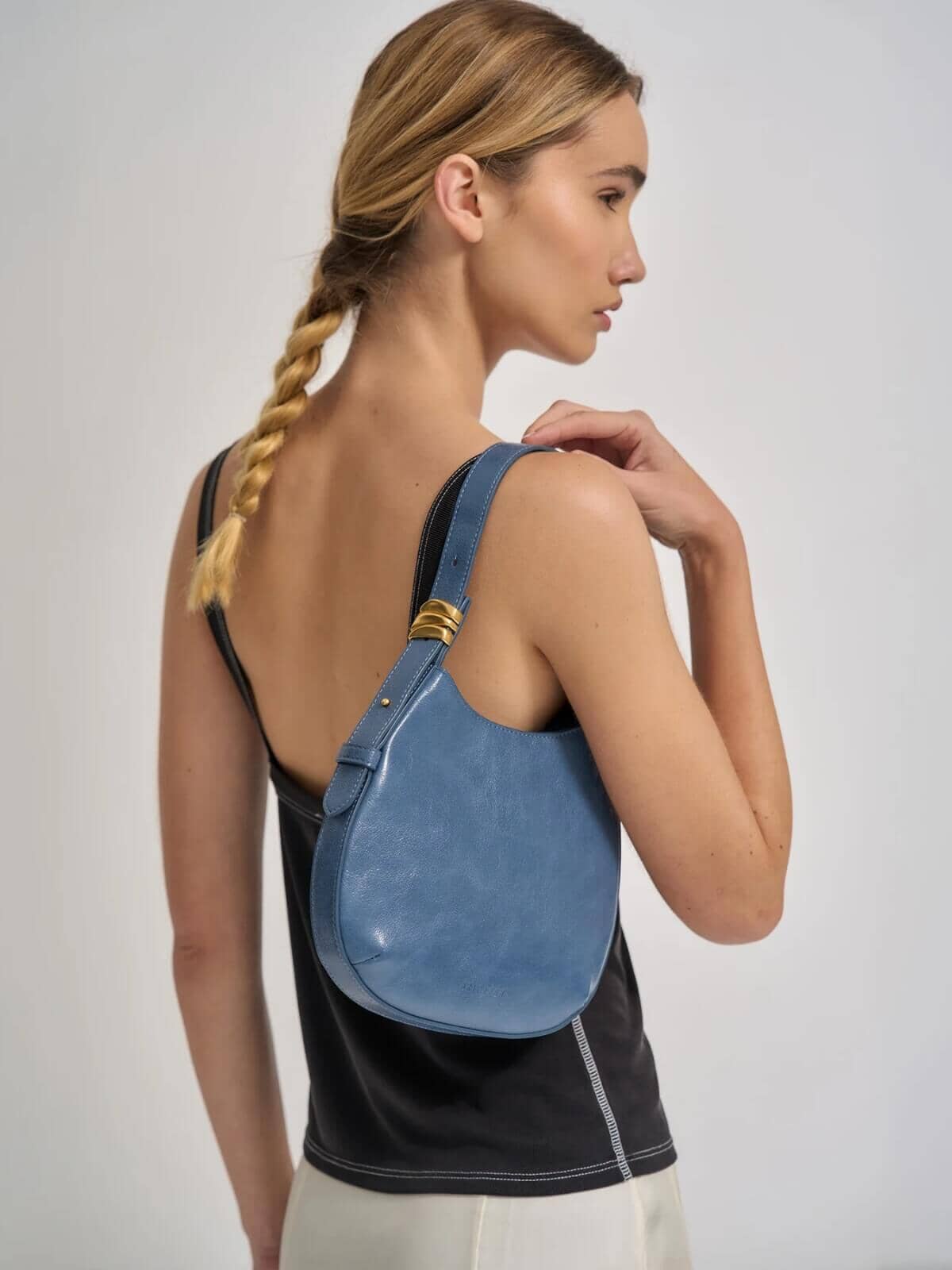 Organica Mini Bag - Mid Denim Bags & Purses Brie Leon 