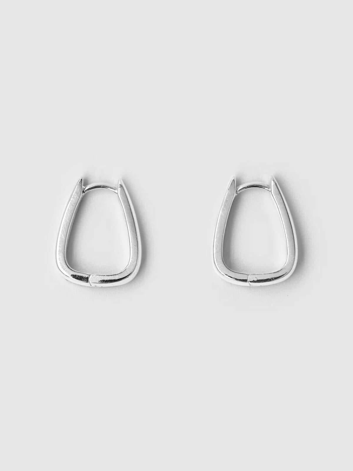 Brie Leon | Uma Drop Sleeper Earrings - Silver | Perlu 