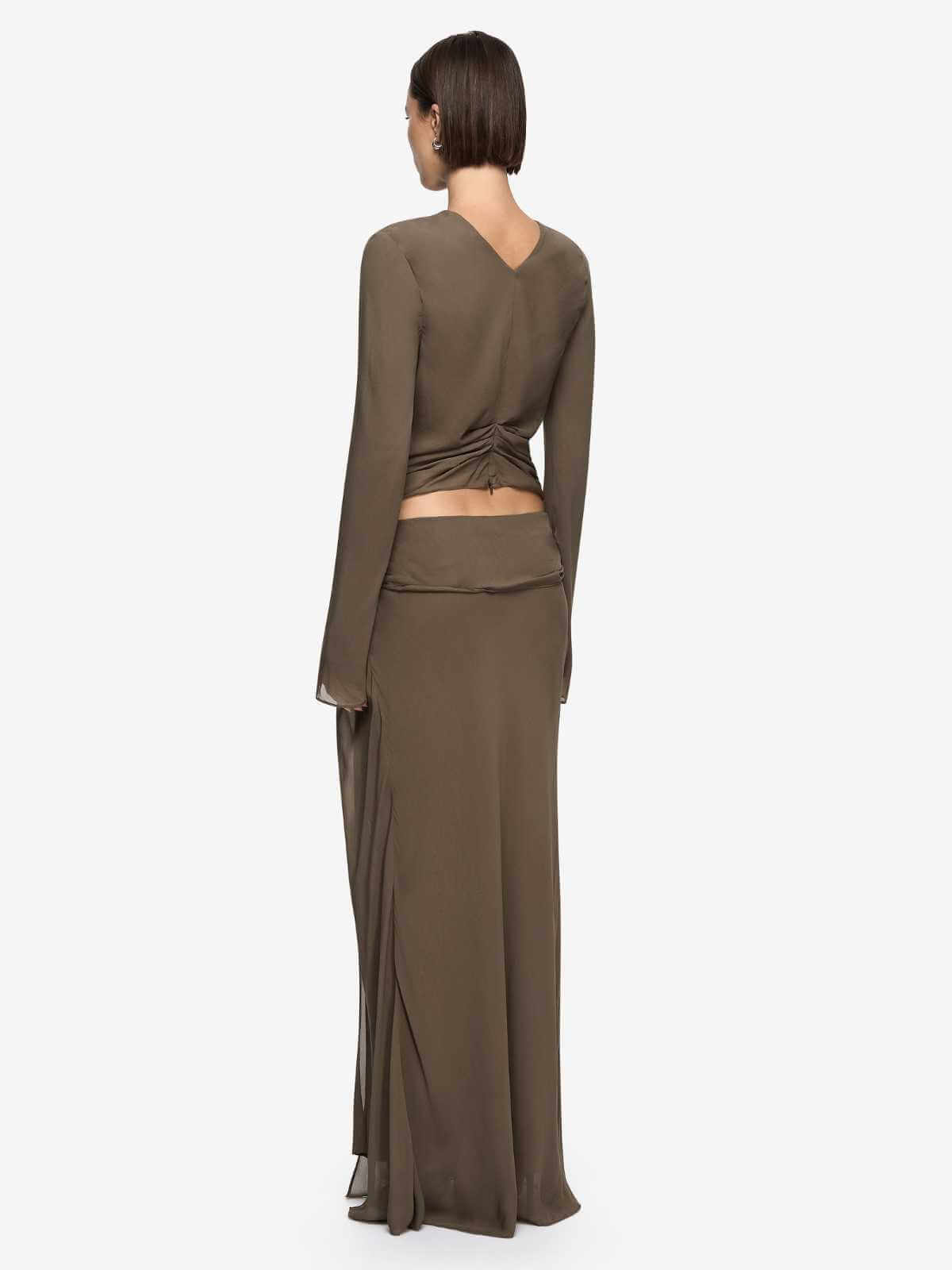 Briya Long Sleeve Top - Twig