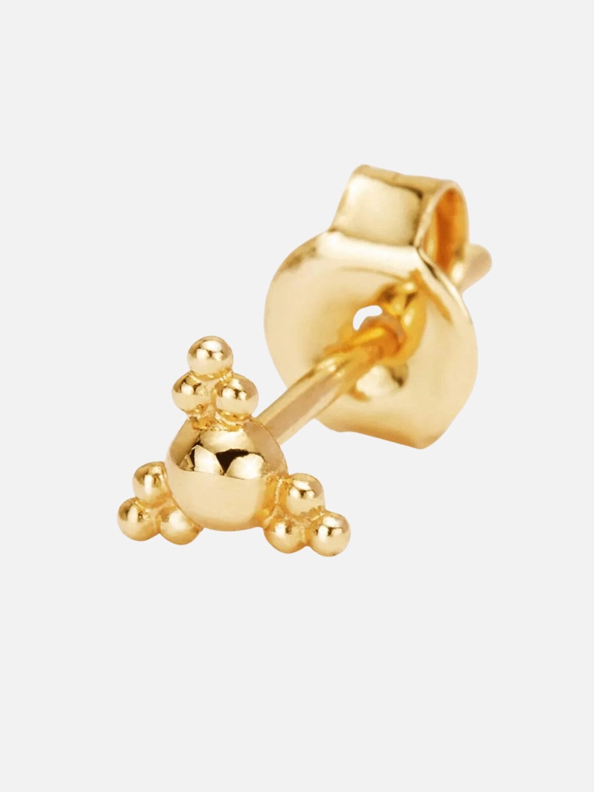 By Charlotte | 14K Gold Fate Stud Earring (Single) | Perlu