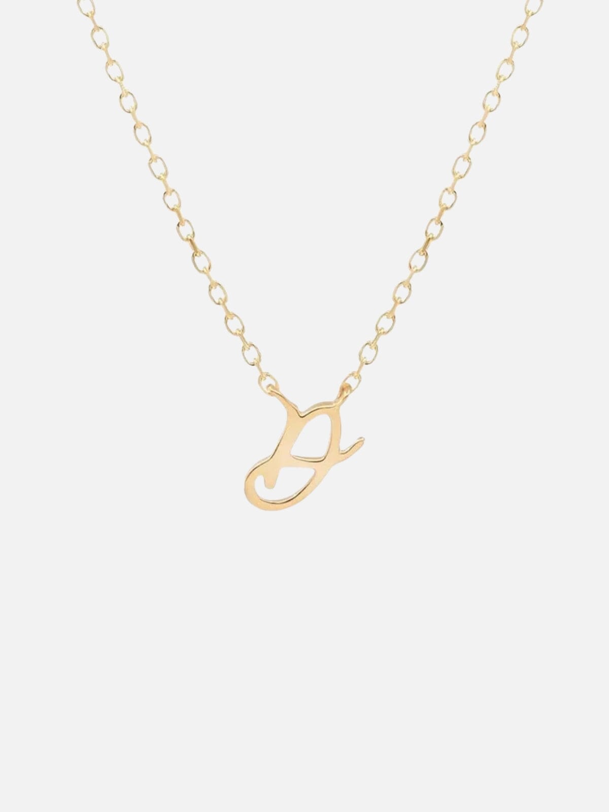 14K Gold Love Letter Necklace Necklaces By Charlotte 