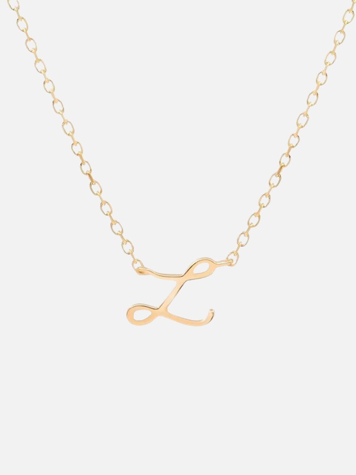 14K Gold Love Letter Necklace Necklaces By Charlotte 