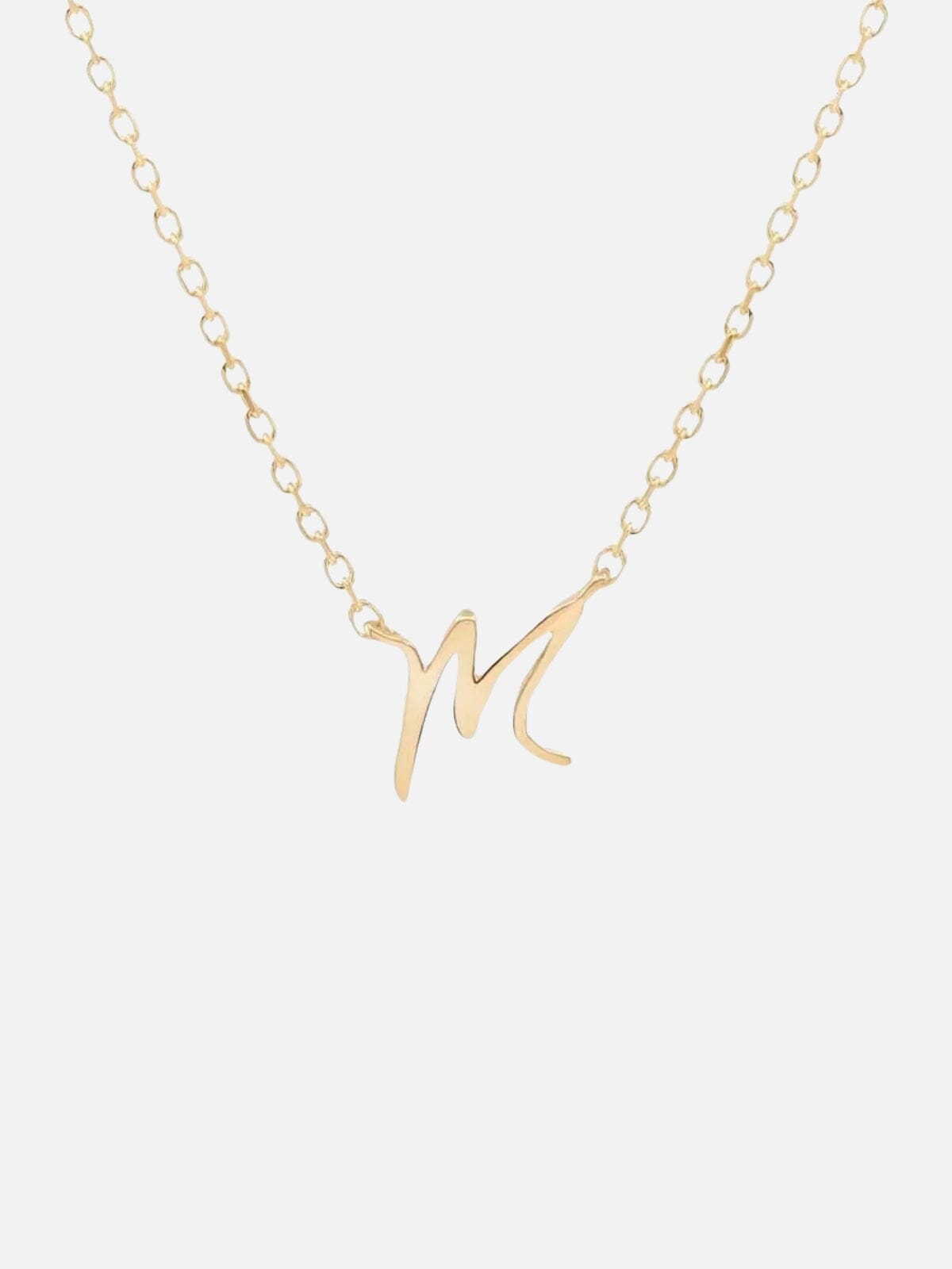 14K Gold Love Letter Necklace Necklaces By Charlotte 