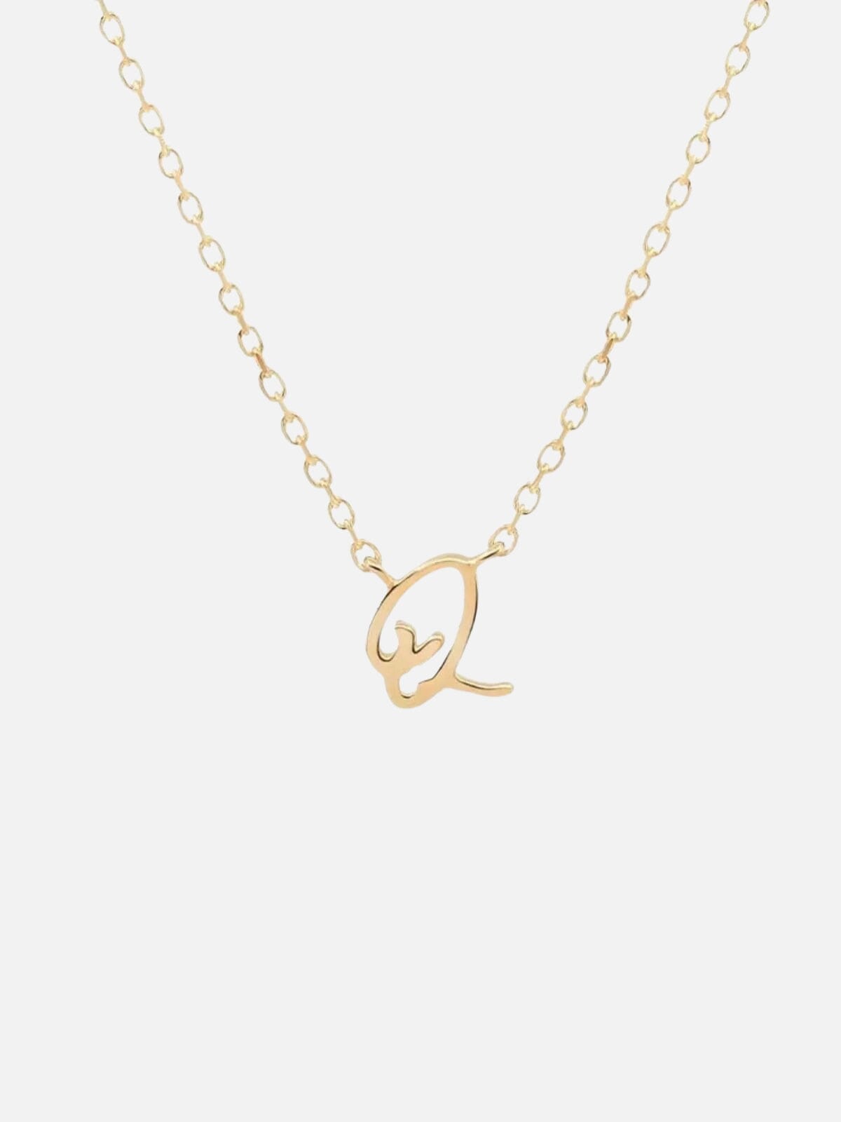 14K Gold Love Letter Necklace Necklaces By Charlotte 