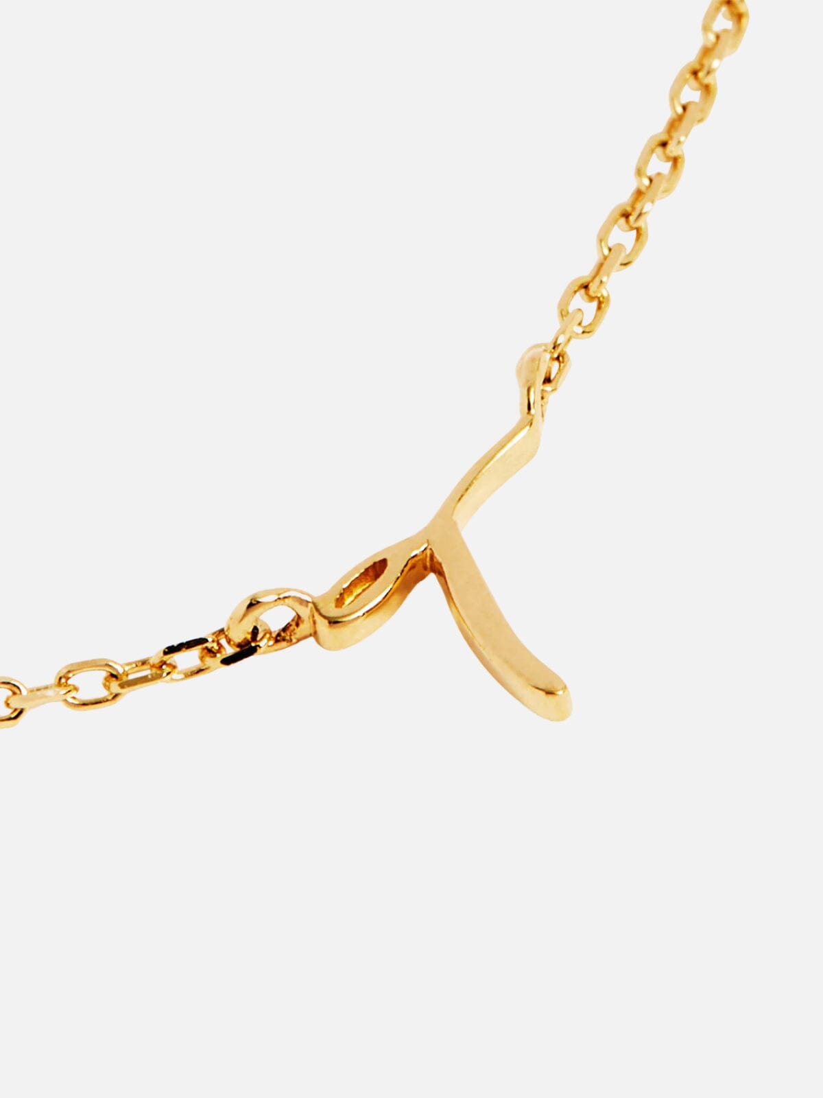 14K Gold Love Letter Necklace Necklaces By Charlotte 