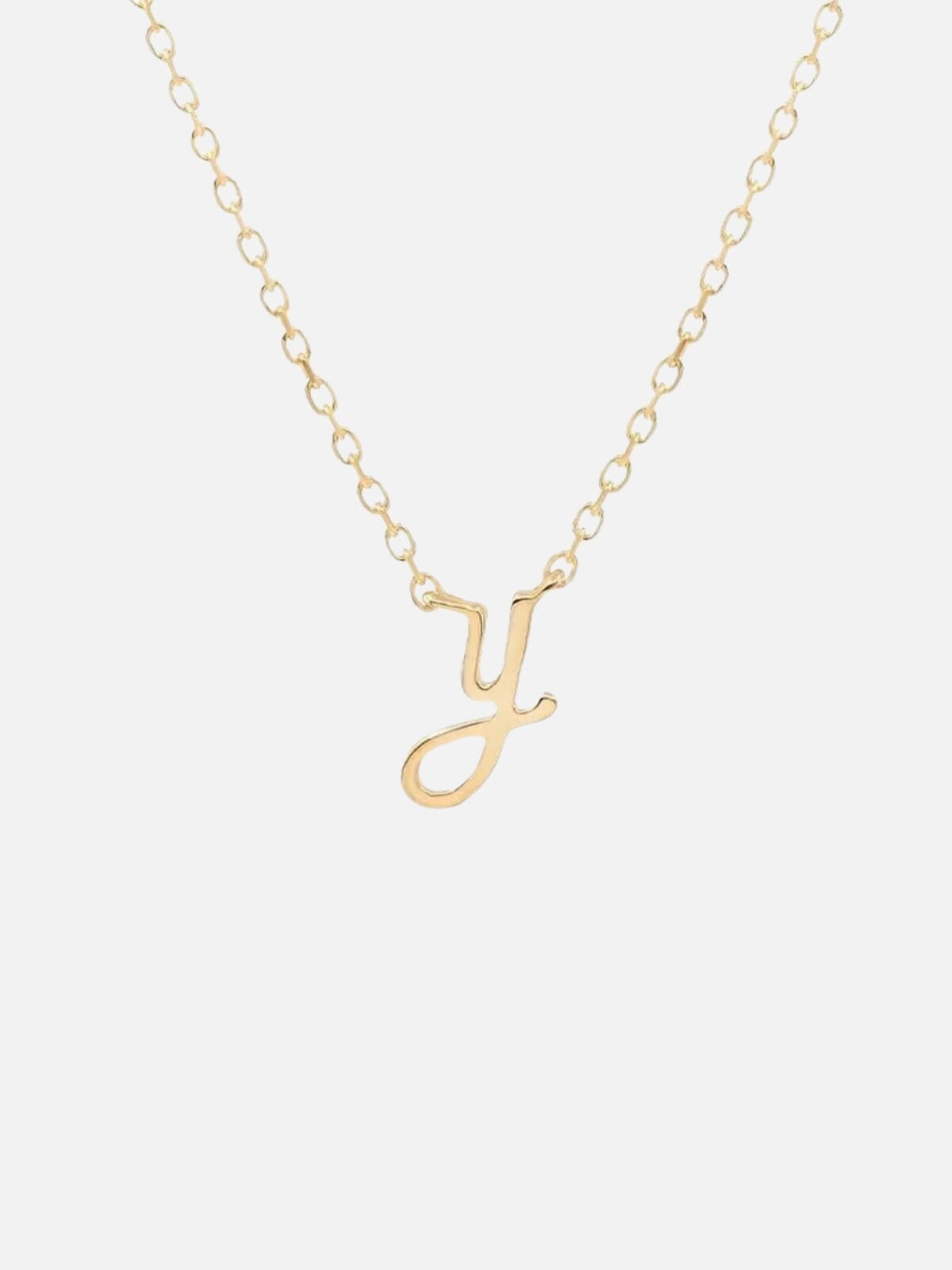 14K Gold Love Letter Necklace Necklaces By Charlotte 