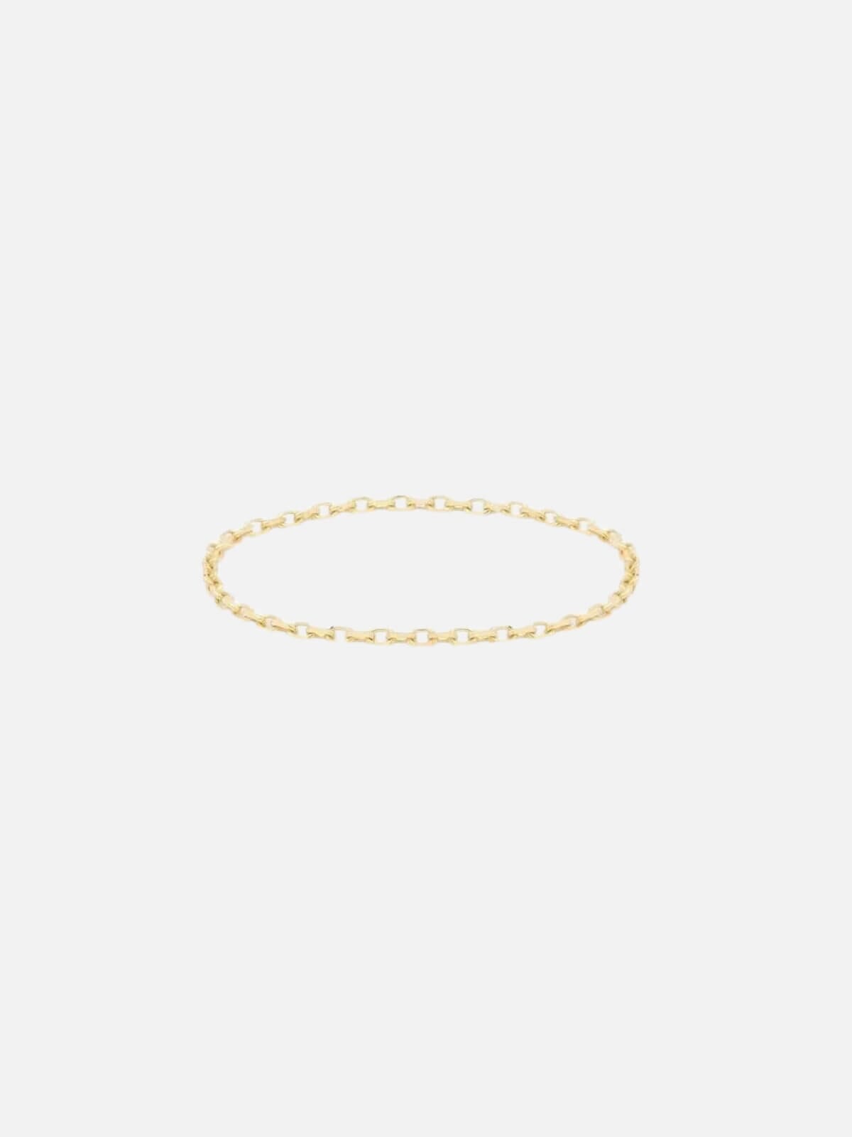 By Charlotte | 14K Gold Purity Chain Ring | Perlu