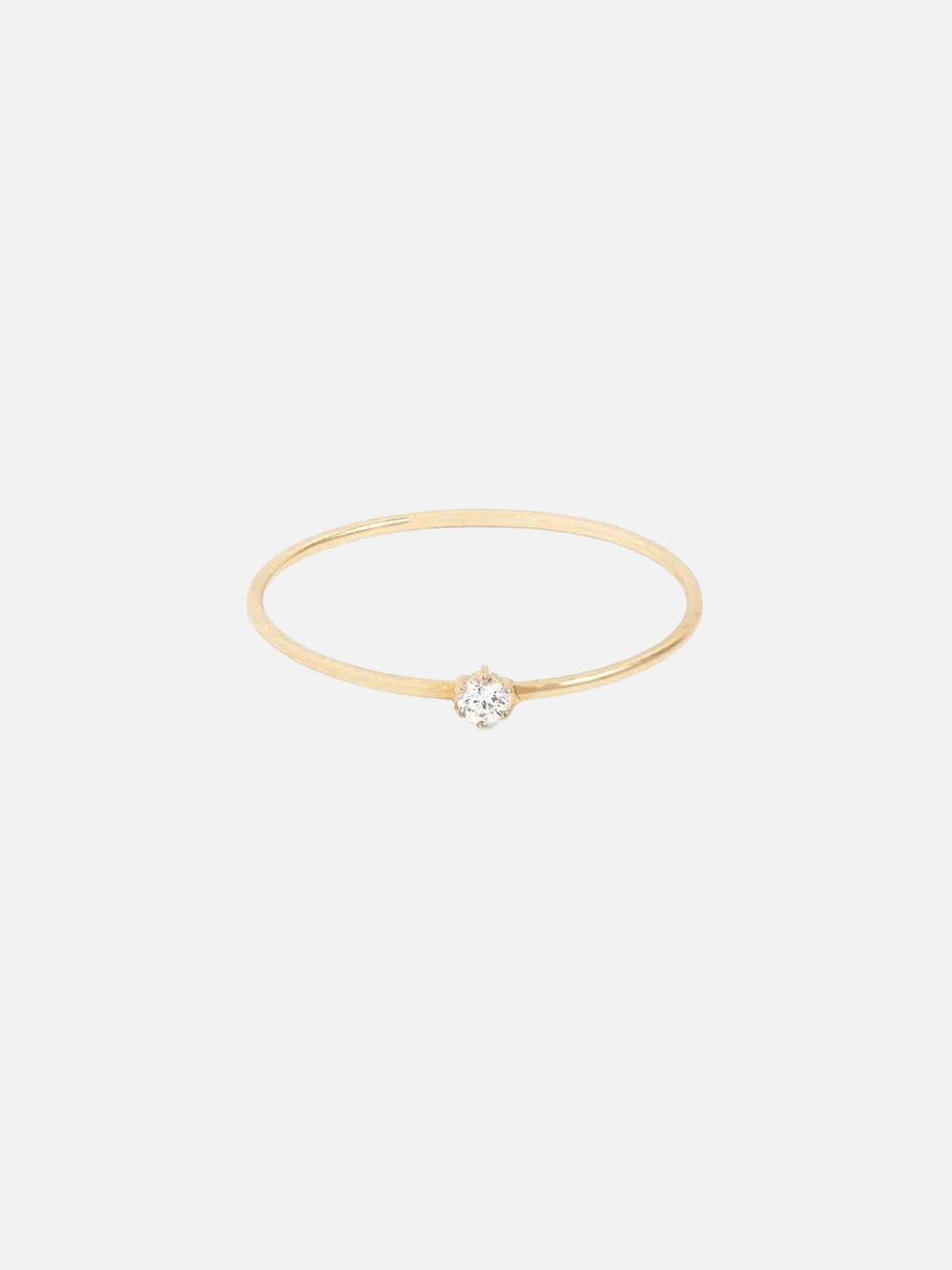 14k Gold Sweet Droplet Diamond Ring Rings By Charlotte 
