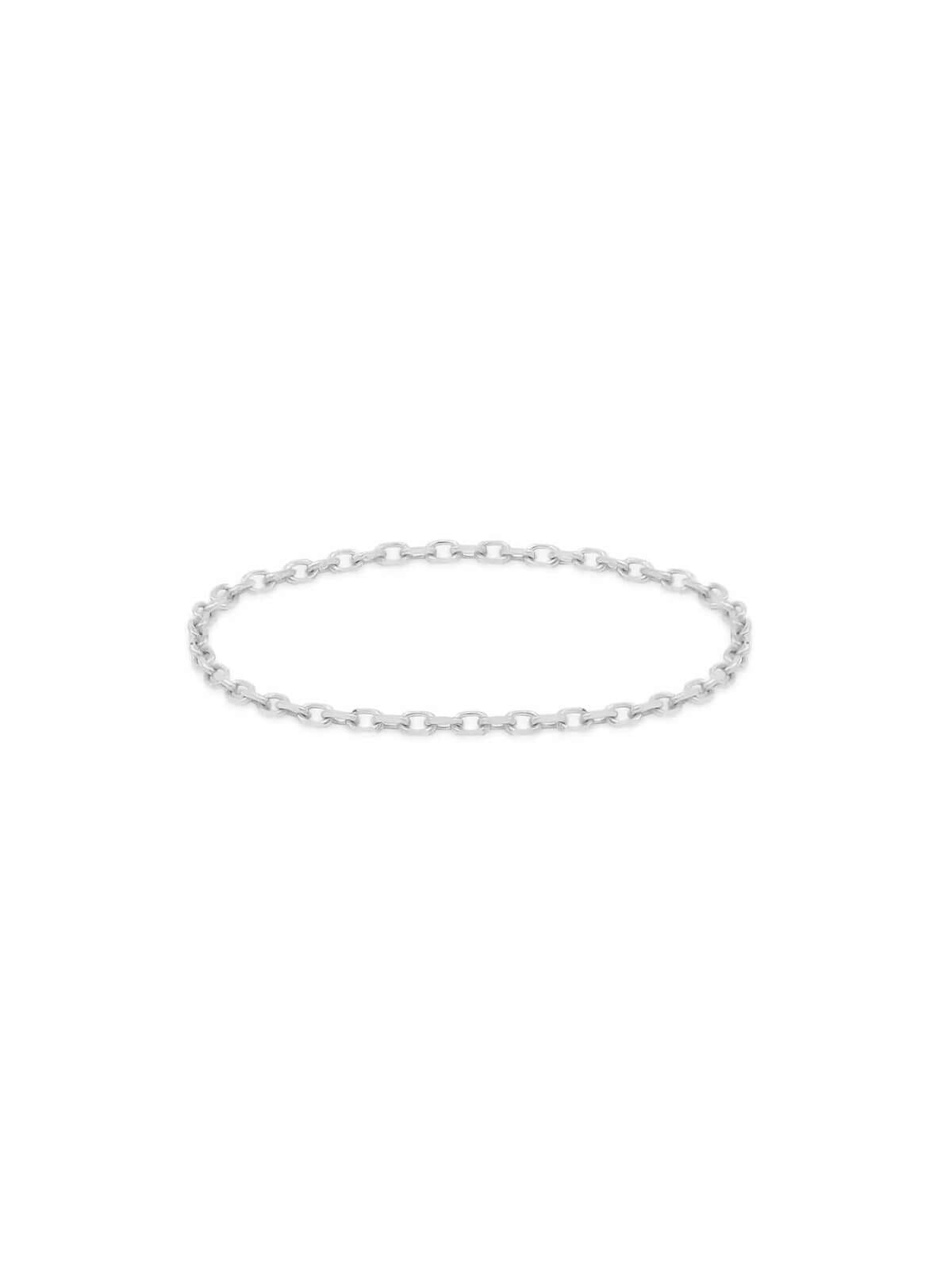 By Charlotte | 14K White Gold Purity Chain Ring | Perlu