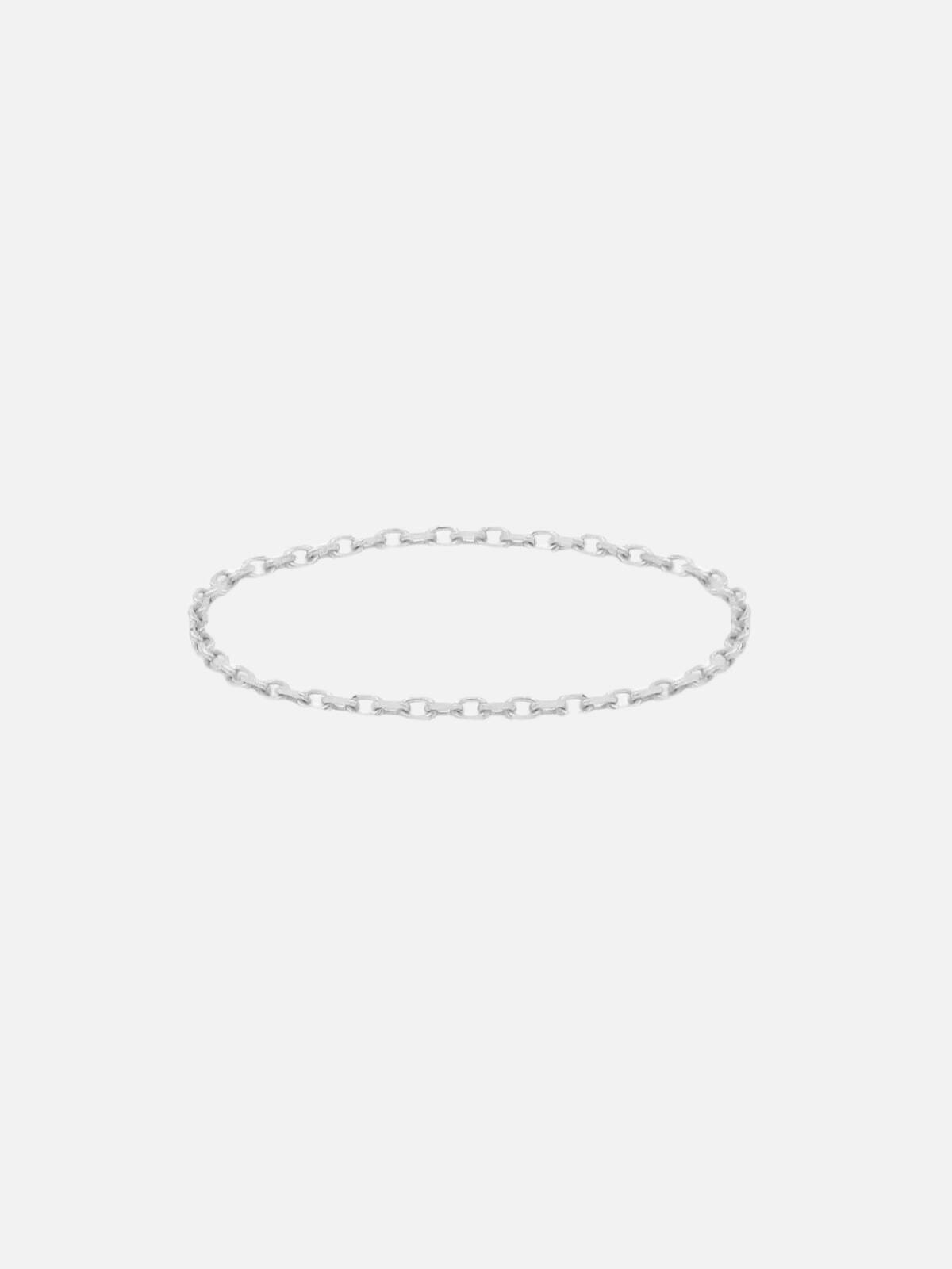 By Charlotte | 14K White Gold Purity Chain Ring | Perlu