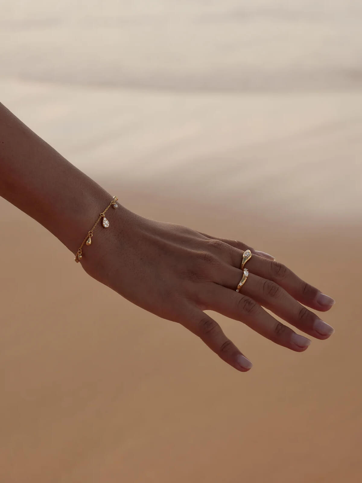 18k Gold Vermeil Chasing Tides Ring