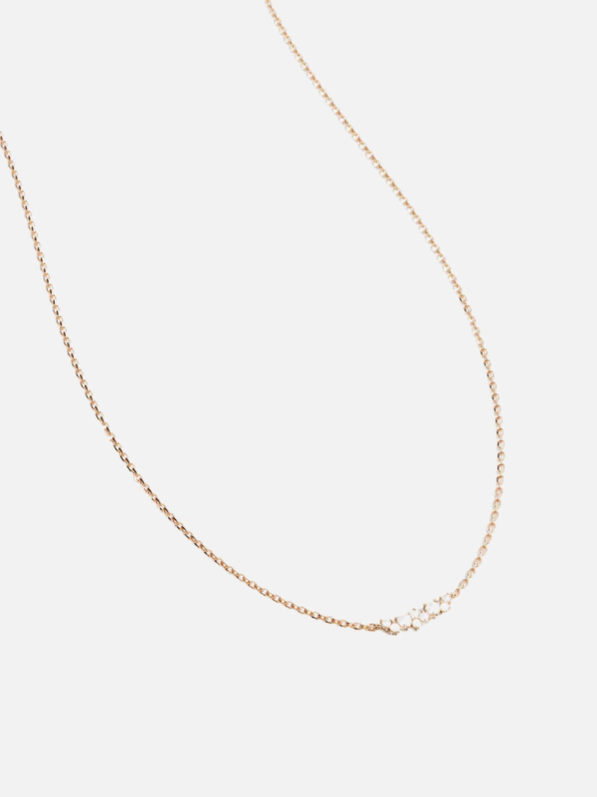 18k Gold Vermeil Crystal Dust Necklace