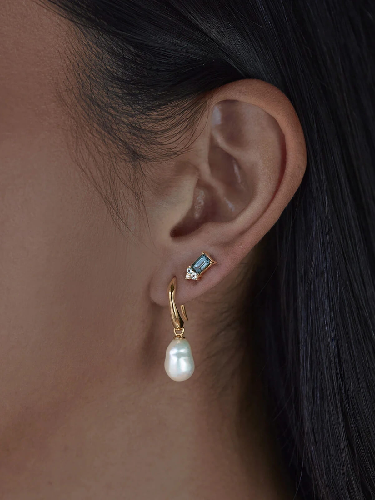 18k Gold Vermeil Endless Devotion Stud Earrings