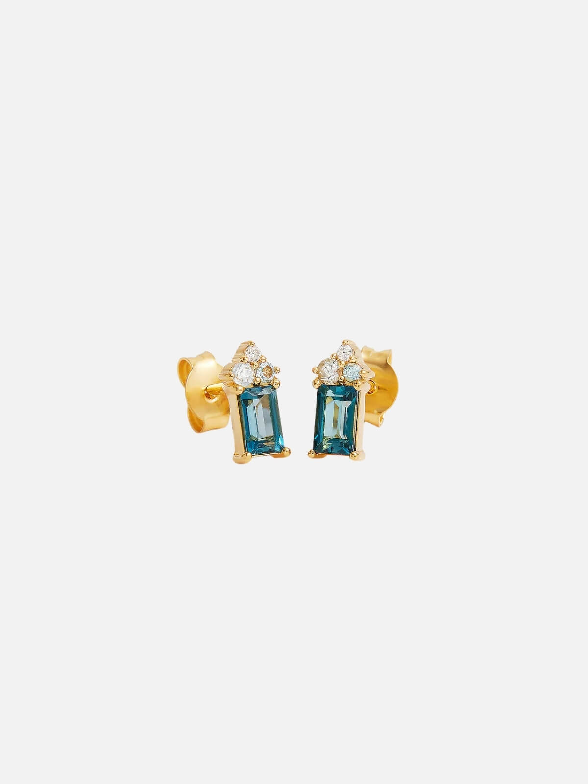 18k Gold Vermeil Endless Devotion Stud Earrings