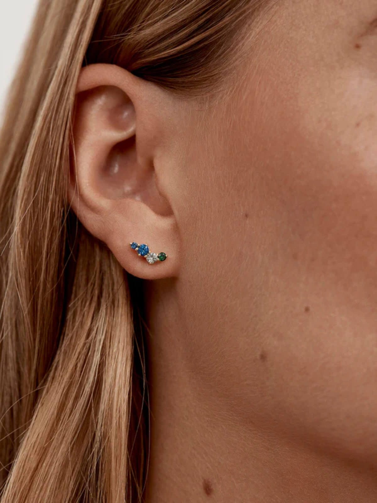 18k Gold Vermeil Endless Skies Stud Earrings