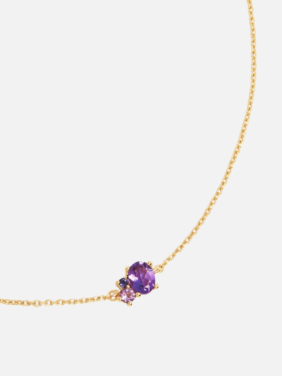 18k Gold Vermeil Kindred Birthstone Bracelet - February