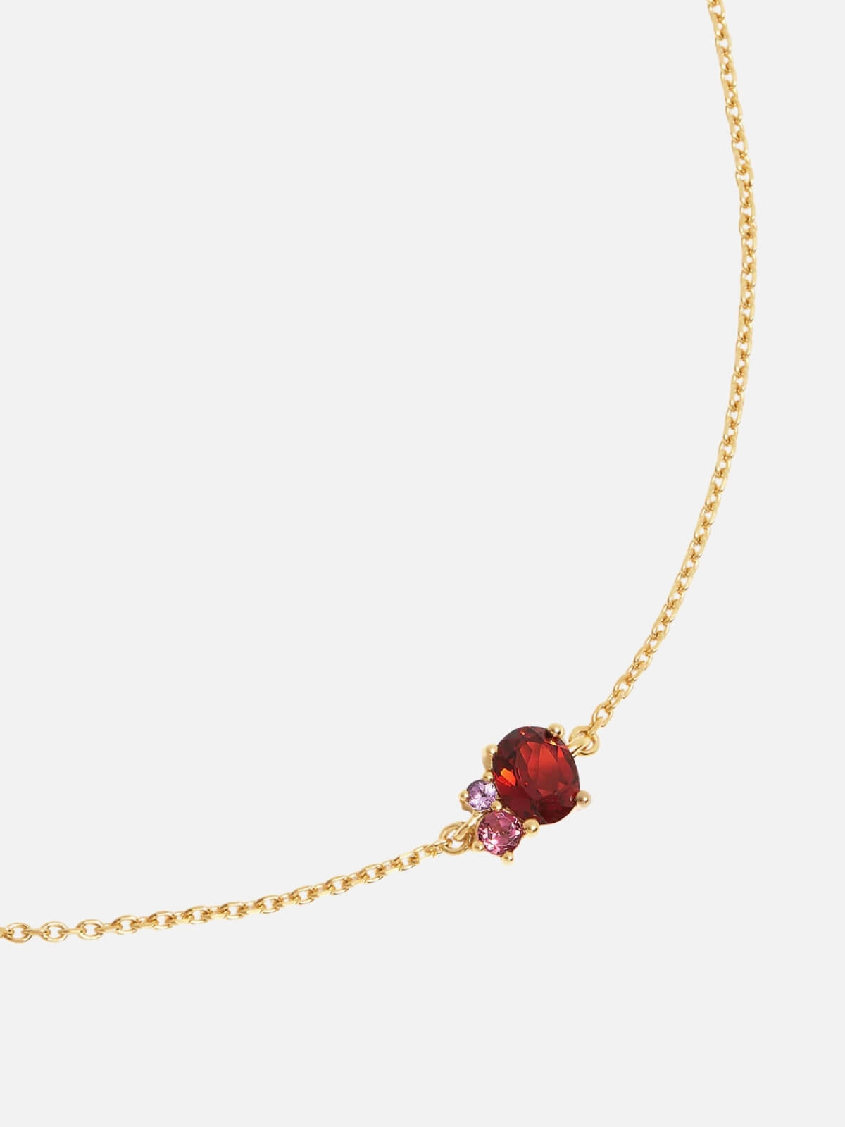 18k Gold Vermeil Kindred Birthstone Bracelet - January